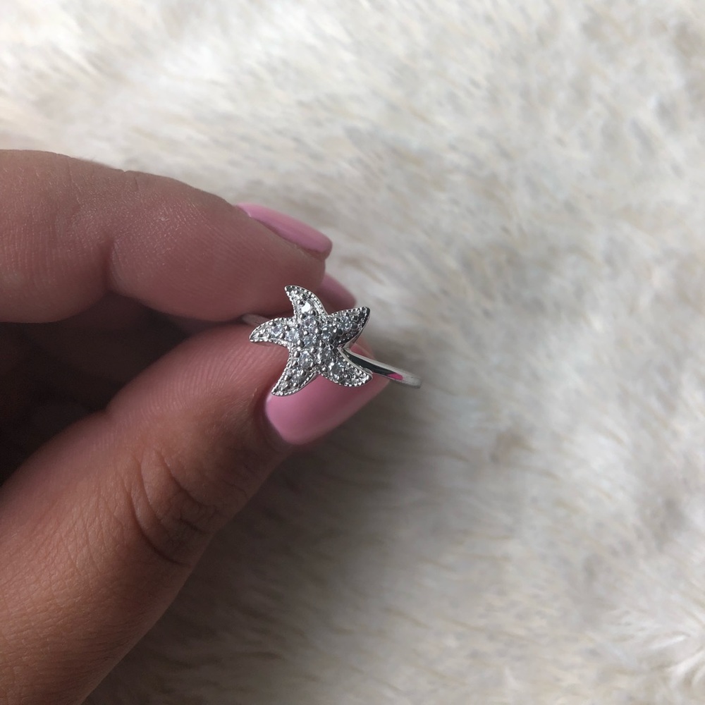 Sterling Silver Starfish Ring 🌟